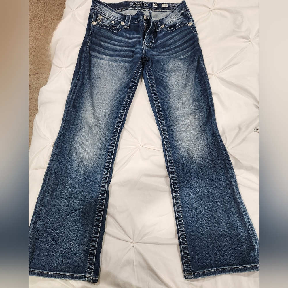 Miss Me jeans Low Rise Bootcut size 30